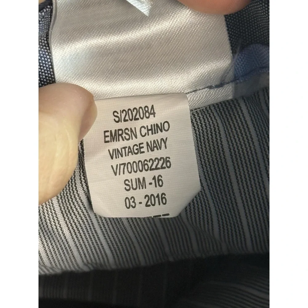 Banana Republic Emerson Chino Pants Mens 34x32 Blue Regular Fit Straight Casual